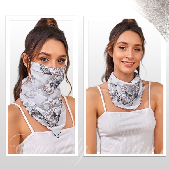 FACE MASK SALE! Pretty Convertible Scarf Face Mask - Picture 3 of 12